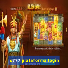 c777 plataforma login